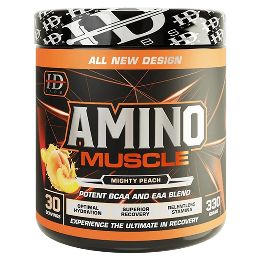 Amino Muscle BCAA & EAA Hydration Formula (Mighty Peach) 330g Tub