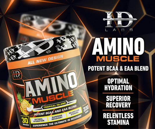 Amino Muscle BCAA & EAA Hydration Formula (Tropical Island) 330g Tub
